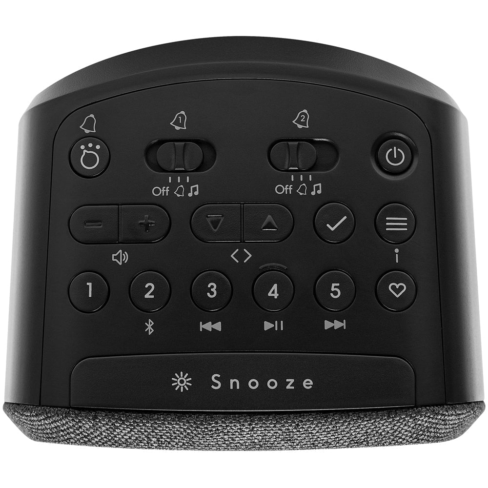 Roberts Ortus 5 DAB DAB+ FM RDS Bedside Radio with Bluetooth Black