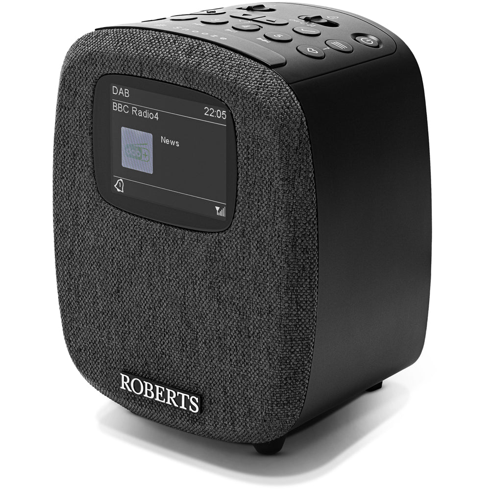 Roberts Ortus 5 DAB DAB+ FM RDS Bedside Radio with Bluetooth Black