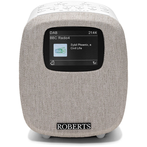 Roberts Ortus 5 DAB DAB+ FM RDS Bedside Radio with Bluetooth White