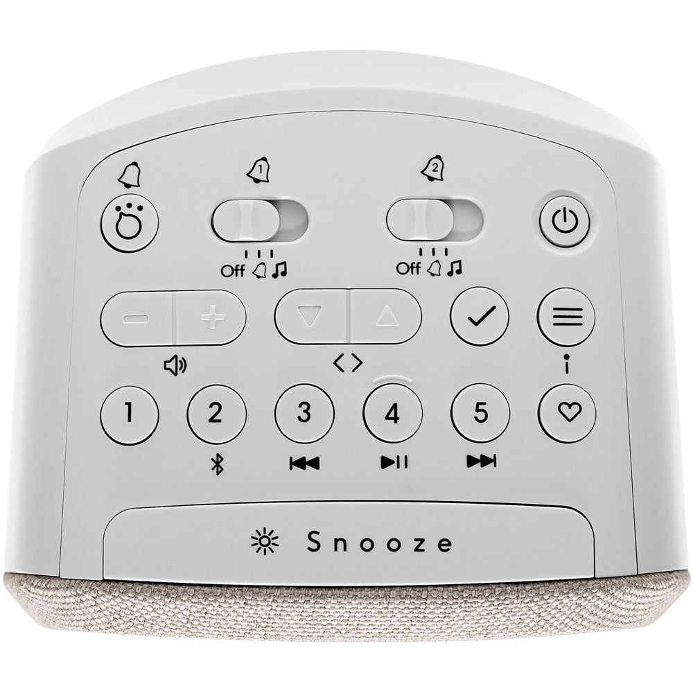 Roberts Ortus 5 DAB DAB+ FM RDS Bedside Radio with Bluetooth White