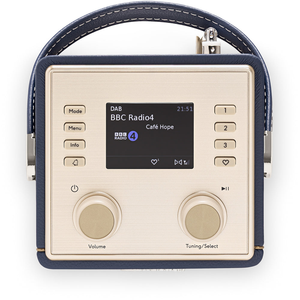 Roberts Revival Mini 2 Portable Bluetooth DAB+ DAB FM Radio - Midnight Blue