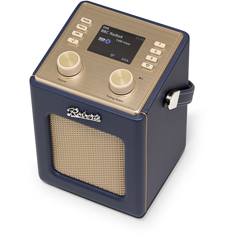 Roberts Revival Mini 2 Portable Bluetooth DAB+ DAB FM Radio - Midnight Blue