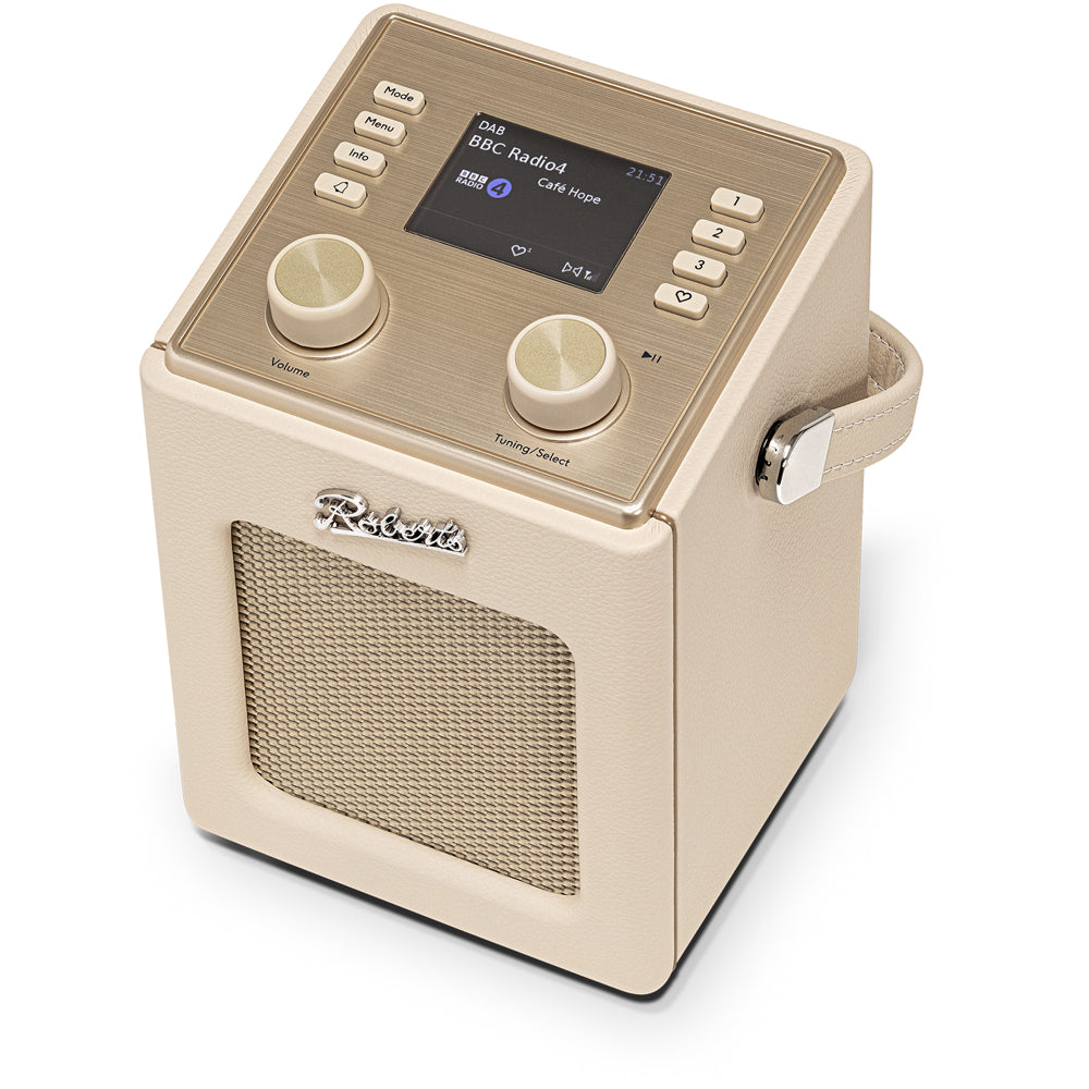 Roberts Revival Mini 2 Portable Bluetooth DAB+ DAB FM Radio - Pastel Cream