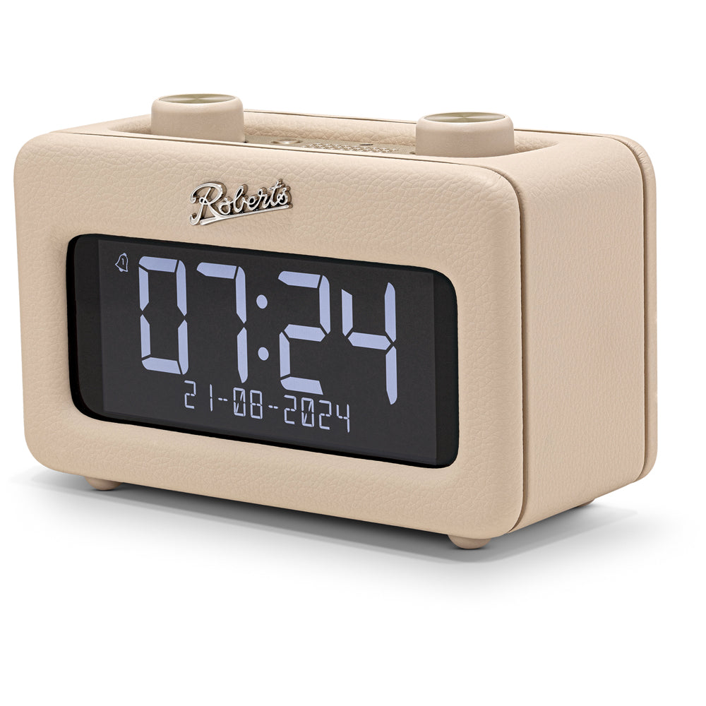 Roberts Revival Rest DAB DAB+ FM Bluetooth Bedside Clock Radio Pastel Cream