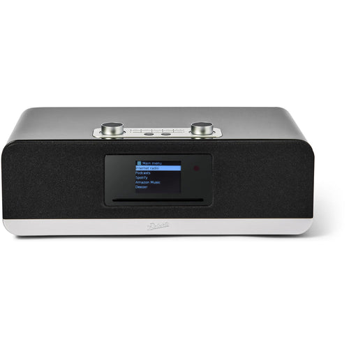 Roberts Stream 67L Bluetooth Sound System with CD Player and Internet DAB+ Radio - Black