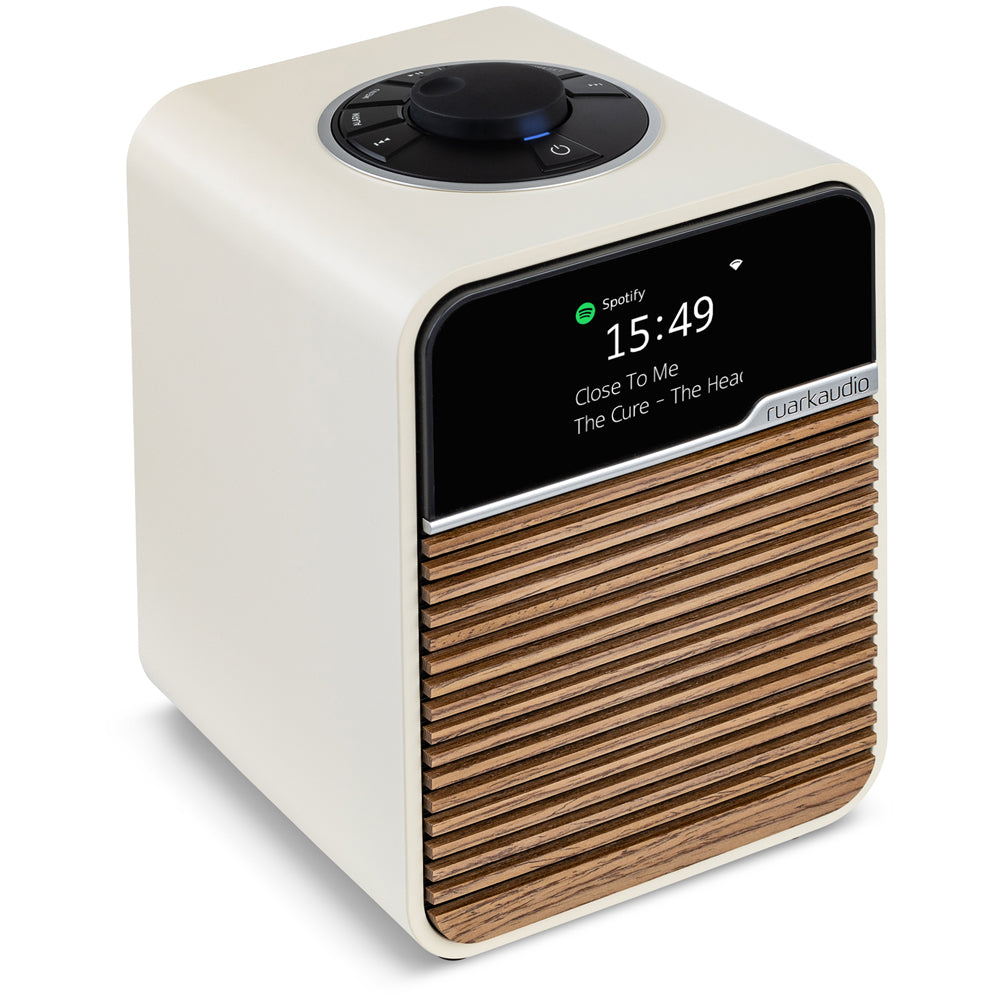 Ruark R1S Premium DAB DAB+ FM Bluetooth USB Digital Smart Radio Light Cream