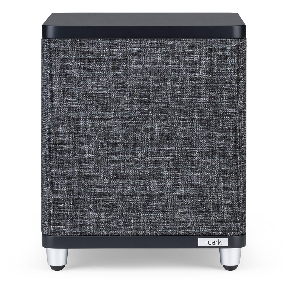 Ruark RS1 100W Subwoofer Satin Charcoal Black with Slate Grey Fabric Grille