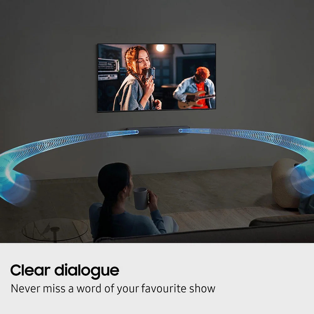 Samsung HW-B400F 2.0ch Wireless Soundbar in Titan Black 2025