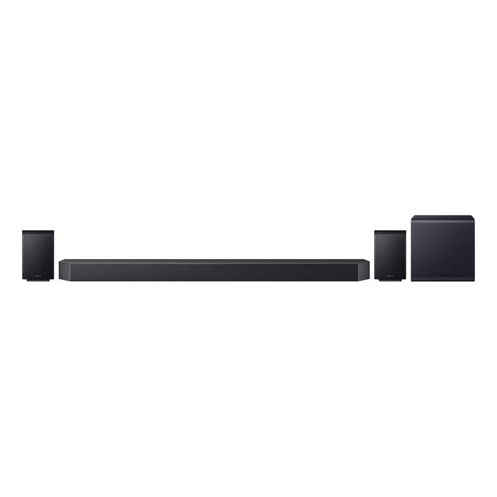 Samsung HW-Q990F 11.1.4ch Q-Series Soundbar with Wireless Subwoofer and Rear Speakers in Titan Black 2025