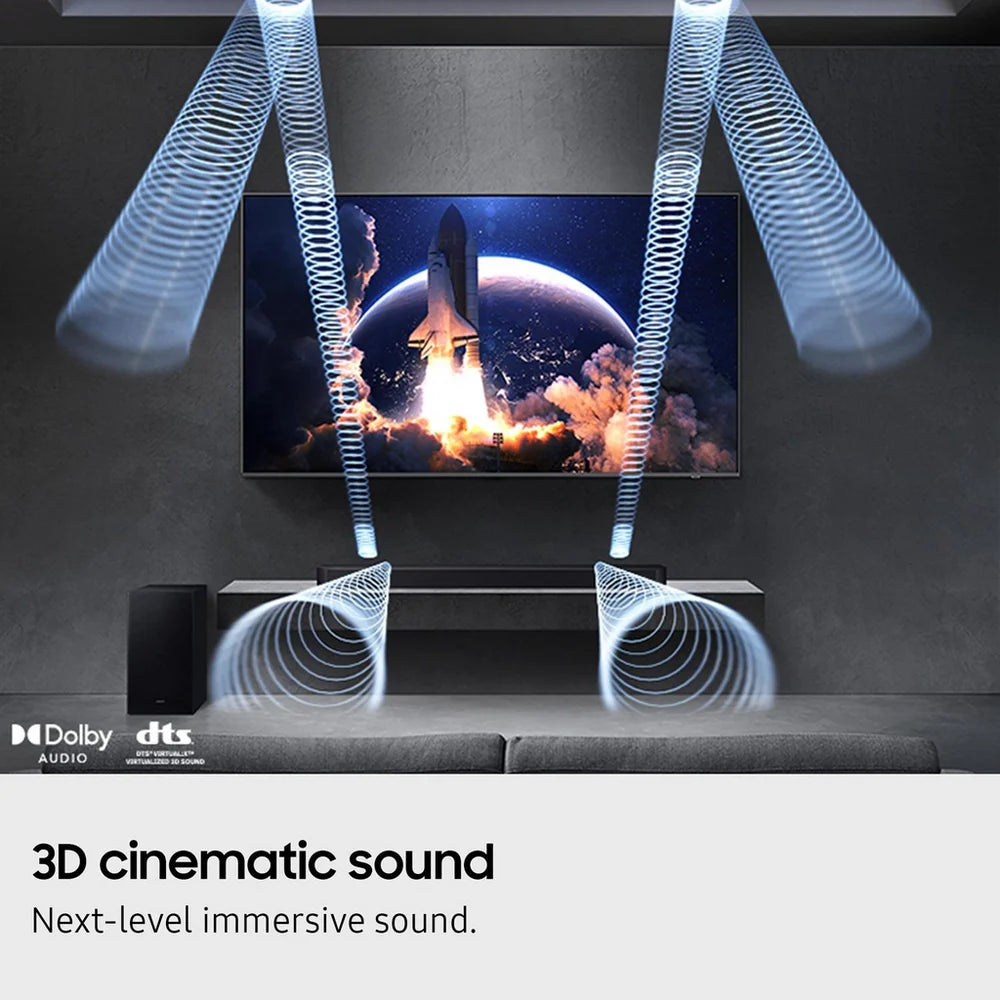 Samsung QE75QN90FATXXU 75 Inch Neo QLED QN90F 4K UHD HDR Smart AI TV with HW-Q600F 3.1.2ch Q-Series Soundbar Bundle