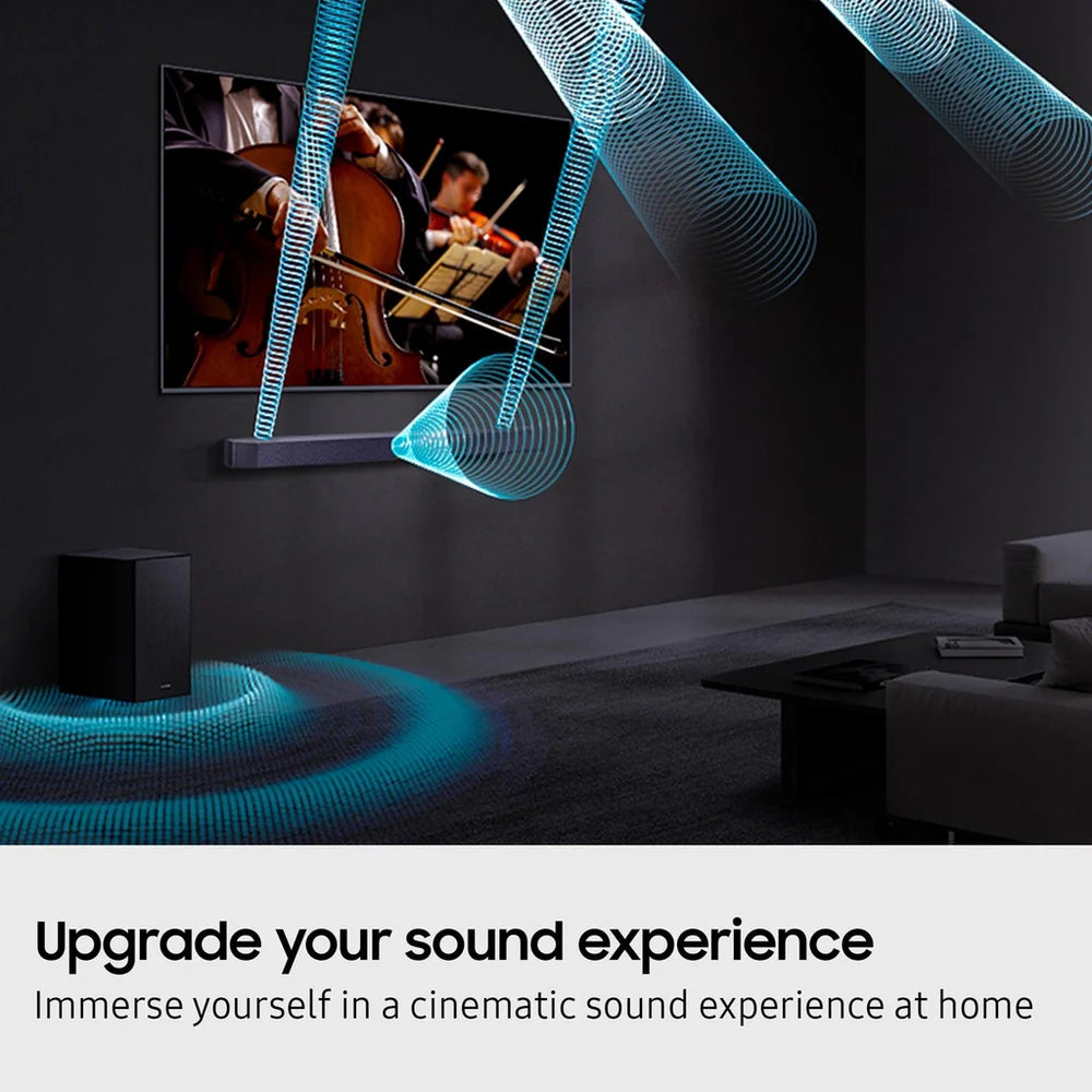 Samsung QE75QN90FATXXU 75 Inch Neo QLED QN90F 4K UHD HDR Smart AI TV with HW-Q600F 3.1.2ch Q-Series Soundbar Bundle