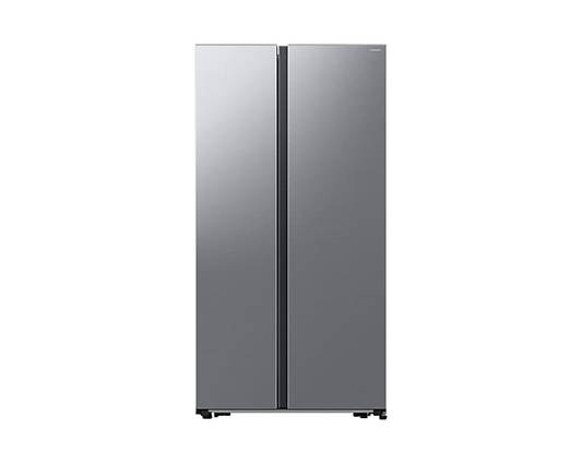 Samsung RS57DG400EM9EU Series 6 SpaceMax 91cm Frost Free American Style Smart Fridge Freezer in Gentle Silver Matt