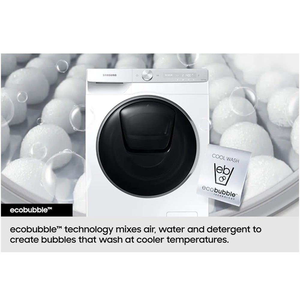Samsung Series 5 WD80TA046BEEU Ecobubble AI Energy 8kg+5kg 1400 Spin Washer Dryer White