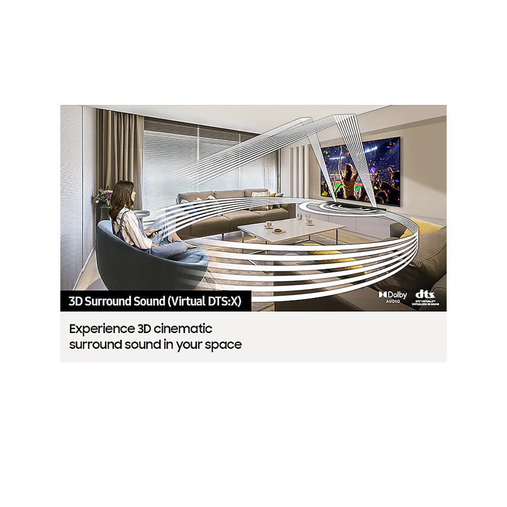 Samsung UE55U8020FKXXU 55 Inch Crystal UHD 4K Smart TV and HW-B530XU 2.1 Ch Wireless Soundbar with Subwoofer Bundle