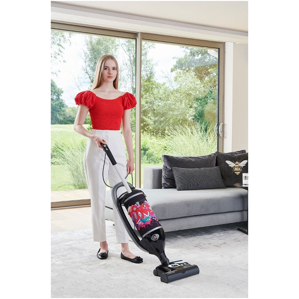 Sebo 90810GBG Sebo Felix Graffiti Upright Vacuum Cleaner Black