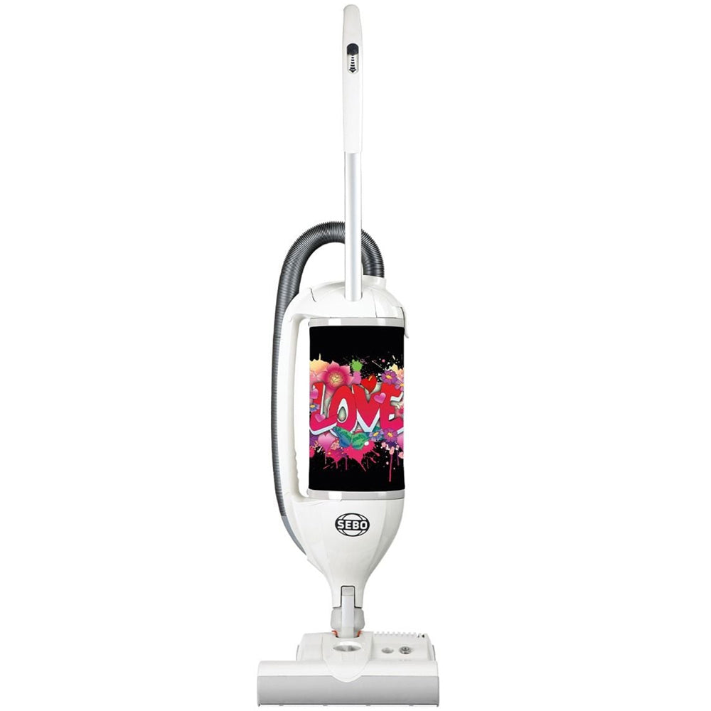 Sebo 90812GBG Felix Graffiti Bagged Upright Vacuum Cleaner White