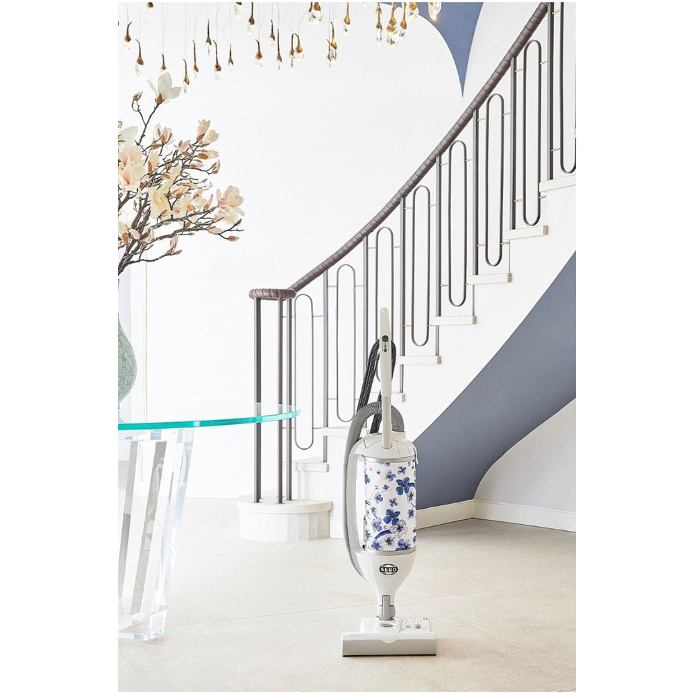 Sebo 90812GBWO Felix White Oriental Bagged Upright Vacuum Cleaner