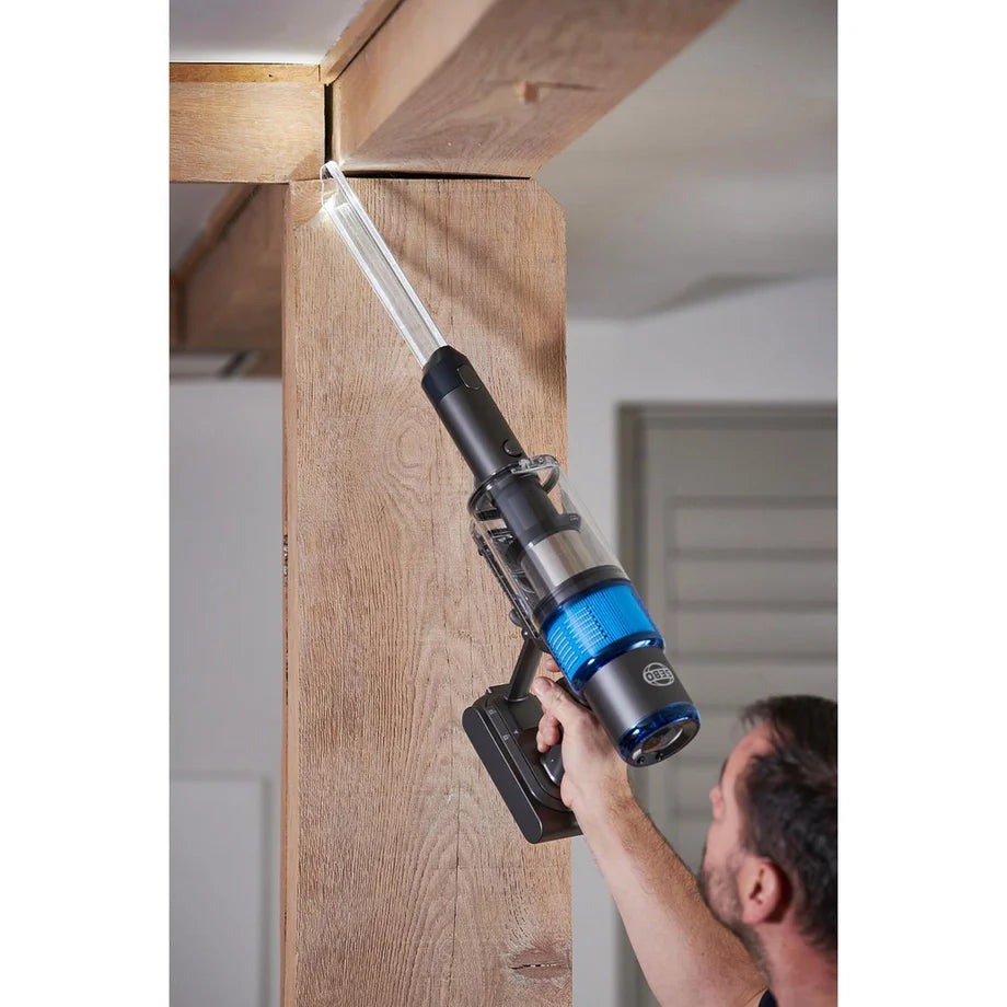 Sebo 95001GB Balance A1 Cordless Stick Vacuum Cleaner with up to 48 Minutes Run Time - Basalt Grey and Blue