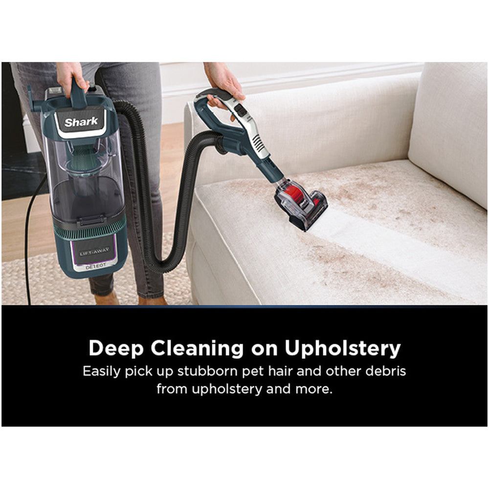 Shark Detect XL Pet Pro Corded Upright Vacuum Cleaner with Anti Hair Wrap Plus LA791UKT - Adriatic Teal Silver