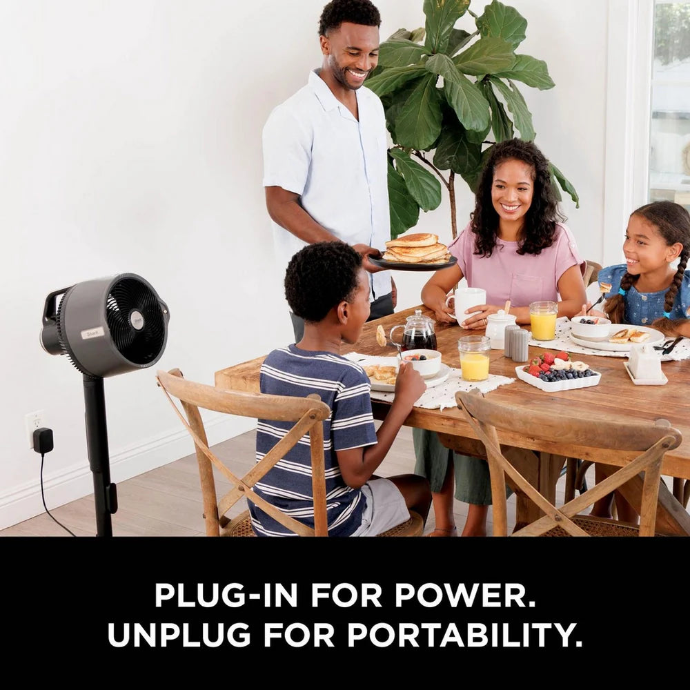 Shark FA300UK FlexBreeze Pro Mist Indoor and Outdoor Fan and Outdoor Misting System - Charcoal Grey