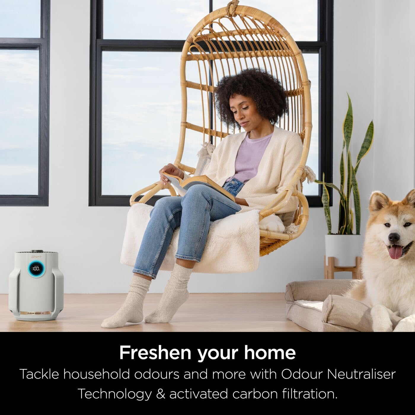 Shark NeverChange5 Air Purifier Compact Pro HP072UK - Dove