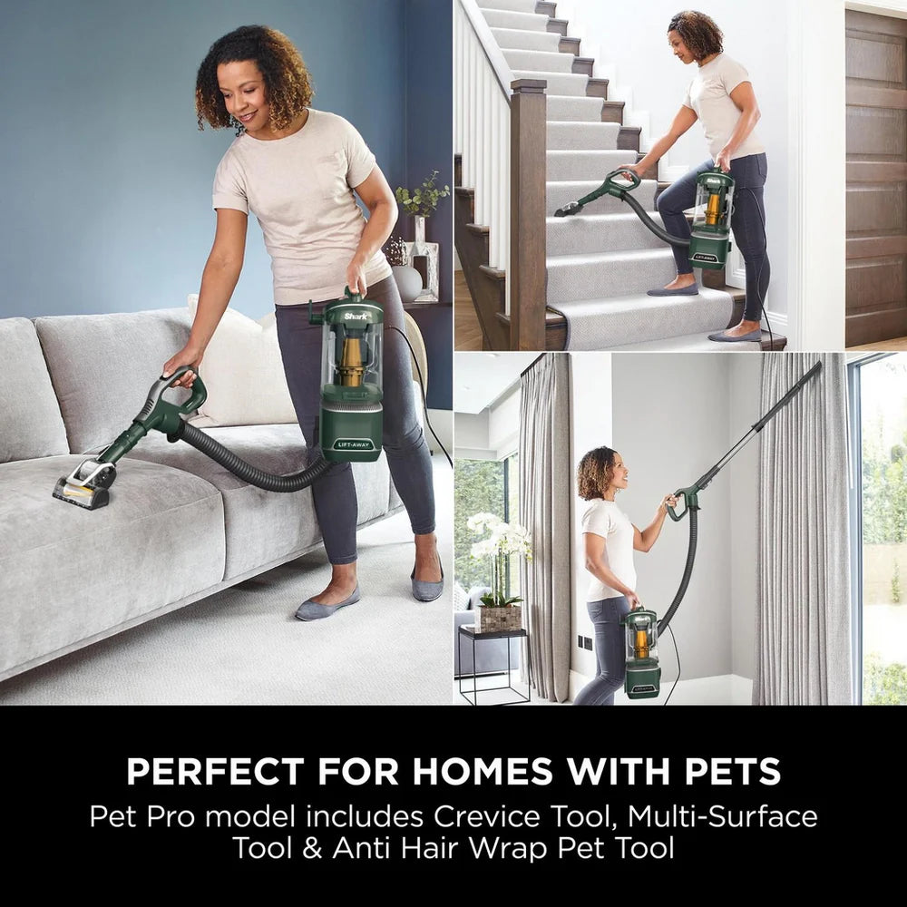 Shark NZ691UKT Anti Hair Wrap Upright Vacuum Cleaner Pet Model with Home and Car Cleaning Kit - Porsche Green NZ691UKTKIT
