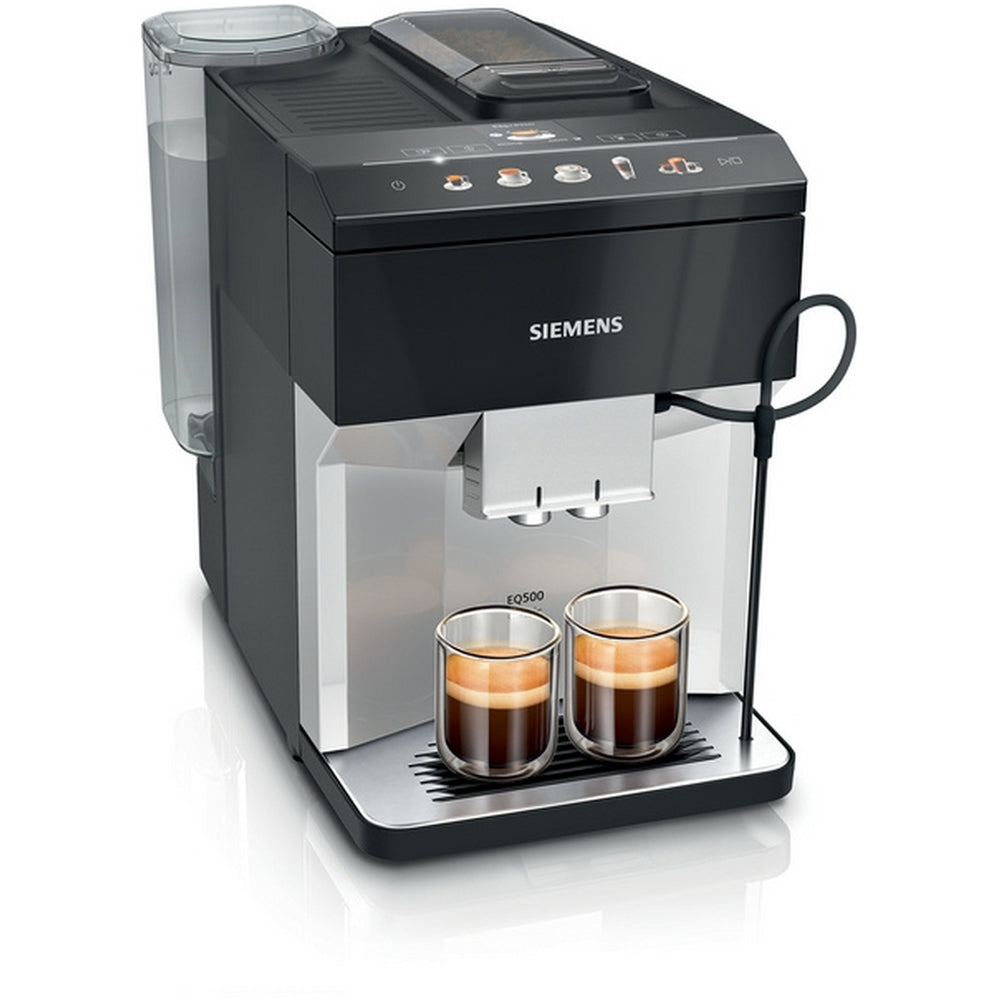 Siemens TP515GB1 EQ500 Bean to cup coffee machine Black Silver