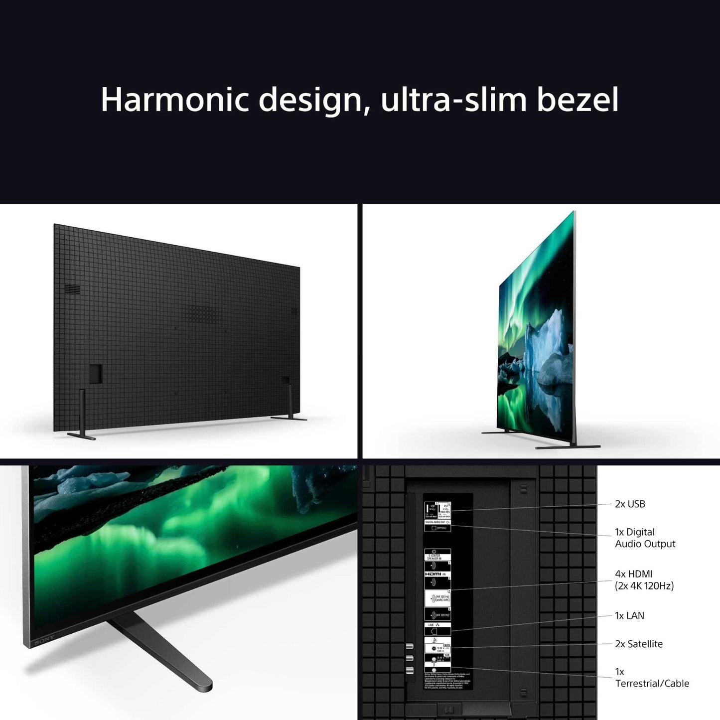 Sony K65XR8AU 65 Inch BRAVIA 8A 4K Ultra HD HDR OLED Smart Google TV