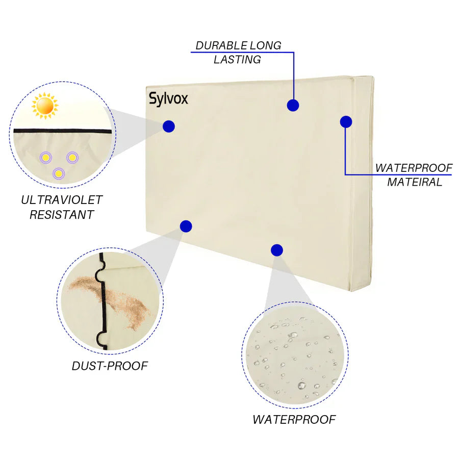 Sylvox OT75A1COVER Waterproof Outdoor TV Cover for 70-75 Inch TVs