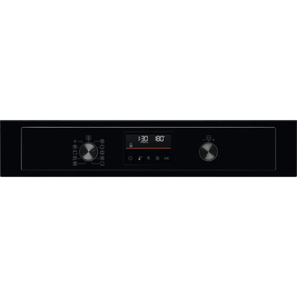 AEG 3000 Series BPX535A61B Air Fry Electric Single Built in Oven with Retractable Dials in Black