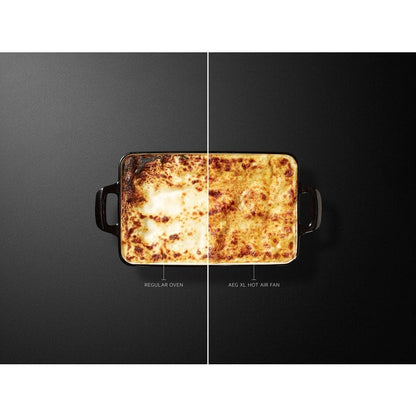 AEG 3000 Series KMX365060B Combi Quick Compact Built In Electric Oven with Microwave Black