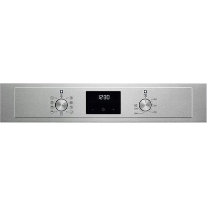 AEG 3000 Sreies BEX33501EM Surround Cook Electric Single Built in Oven with Retractable Dials in Stainless Steel