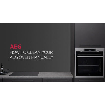 AEG 6000 Series BEB335061W Surround Cook Electric Single Built in Oven with Retractable Dials in White