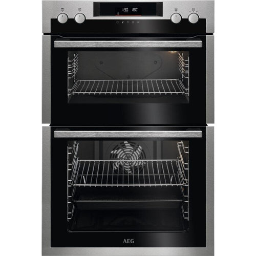 AEG 6000 Series DCS531160M Surround Cook Electric Built in Double Oven in Stainless Steel