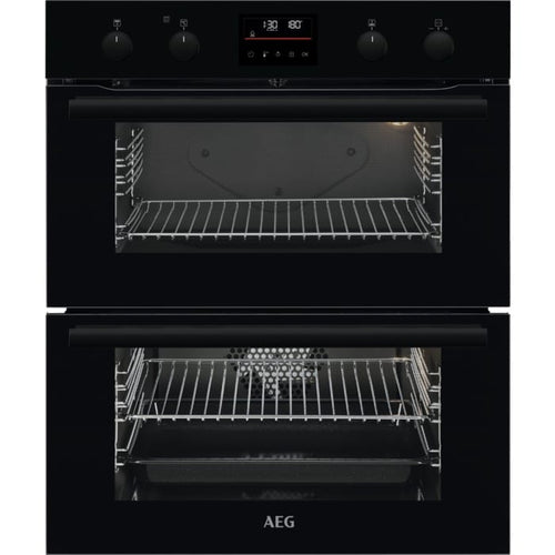 AEG 6000 Series DUB535060B SurroundCook Built Under Electric Double Oven in Black