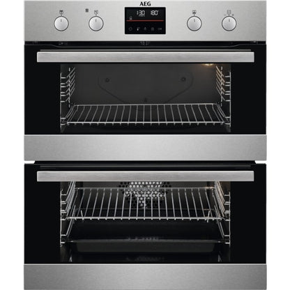 AEG 6000 Series DUB535060M Sround Cook Built Under Electric Double Oven in Stainless Steel