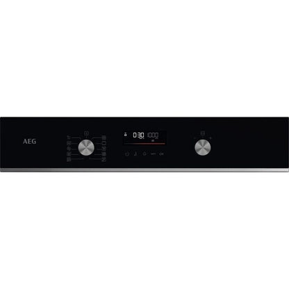 AEG 6000 Series GK6NK401B Combi Quick Compact Built In Microwave Combination Oven Black