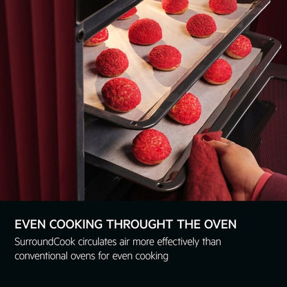 AEG 6000 Series GK6NK401B Combi Quick Compact Built In Microwave Combination Oven Black