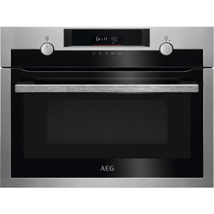 AEG 6000 Series KME525860M Solo Microwave & Grill Compact Built in Microwave Oven Stainless Steel