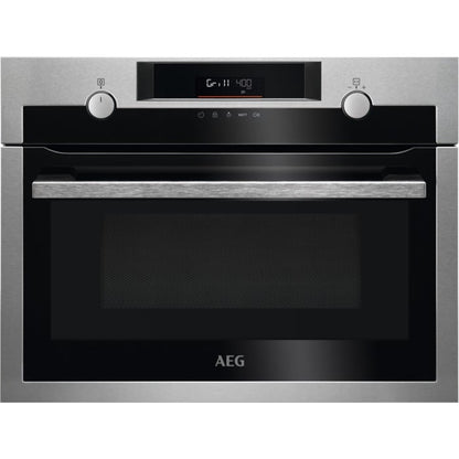 AEG 6000 Series KME525860M Solo Microwave & Grill Compact Built in Microwave Oven Stainless Steel