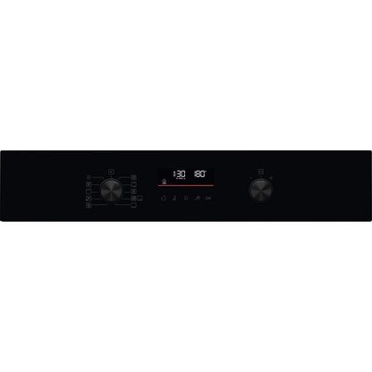 AEG 6000 Series OS6PB50AK Sense Cook Electric Built In Single Oven with Retractable Dials Black