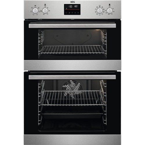 AEG 6000 Serires DCB535060M Surround Cook Electric Built in Double Oven Stainless Steel