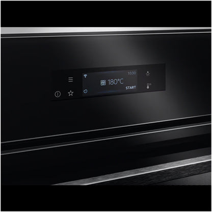 AEG 9000 Series BSK798280B Steam Pro Electric Single Built in Oven with Touch Controls Black