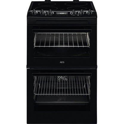 AEG CCX1530ACB 5000 Series Surround Cook 55cm Freestanding Electric Cooker with Ceramic Hob in Black