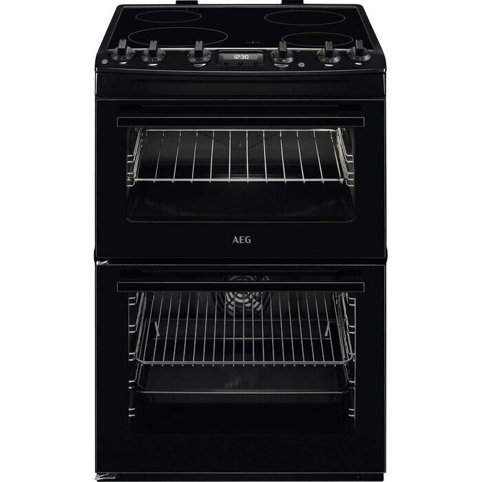 AEG CCX6540ACB 5000 Series Surround Cook 60cm Freestanding Electric Cooker with Ceramic Hob in Black