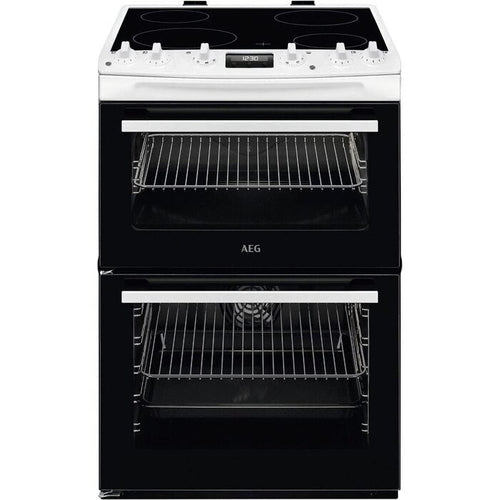 AEG CCX6540ACW 5000 Series Surround Cook 60cm Freestanding Electric Cooker with Ceramic Hob in White