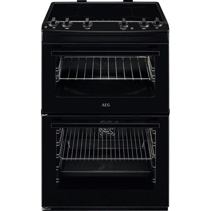 AEG CIX6500ABB 5000 Series Surround Cook 60cm Freestanding Electric Cooker with Induction Hob in Black