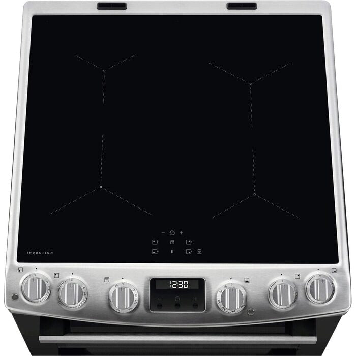 AEG CIX6540ACM 5000 Series Surround Cook 60cm Freestanding Electric Cooker with Induction Hob Stainless Steel