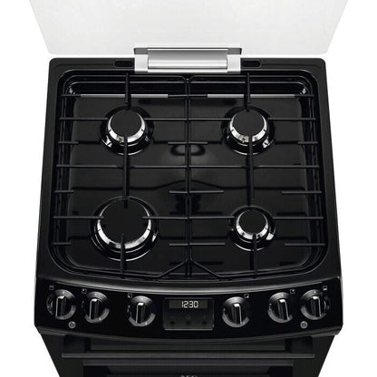 AEG CKX6540ACB 60cm 5000 Series Surround Cook Dual Fuel Freestanding Cooker With Double Oven in Black