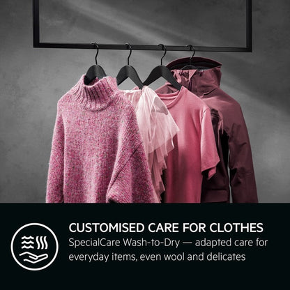 AEG LWR8496O5B 9kg+6kg 1600rpm Freestanding Washer Dryer